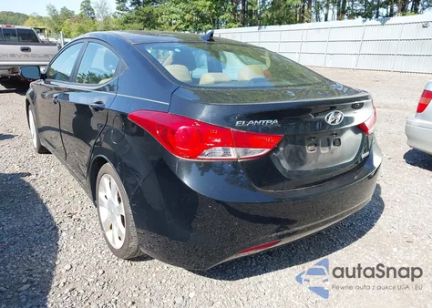 2012 Hyundai Elantra Gls/Limited z USA, uszkodzony, nr VIN 5NPDH4AE2CH113595
